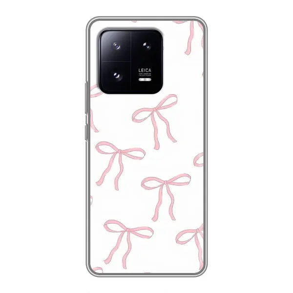Чехол с принтом «Розовые бантики» для Xiaomi 13 Pro