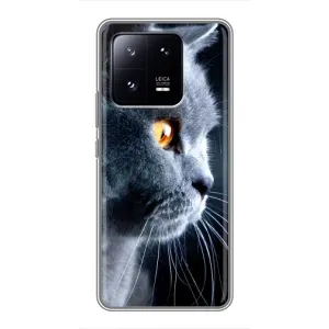 Чехлы с Котиками для Xiaomi 13 Pro (VPrint) (Серый Кот)