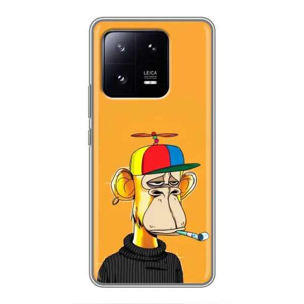 Чехол с принтом «Скучающая Обезьяна NFT» для Xiaomi 13 Pro Чехол с принтом «Скучающая Обезьяна NFT» для Xiaomi 13 Pro
