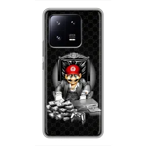 Чехлы с крутыми принтами для Xiaomi 13 Pro - (PREMIUMPrint) (Супер Марио)