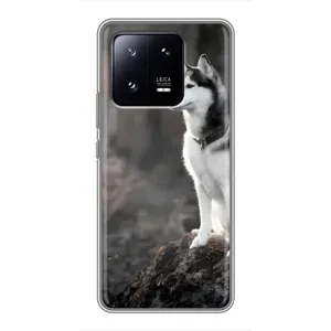 Чехол с Хаски для Xiaomi 13 Pro - (AlphaPrint) (Верный пес)