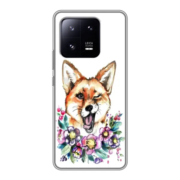 Чохол з принтом «Весела лисичка» для Xiaomi 13 Pro