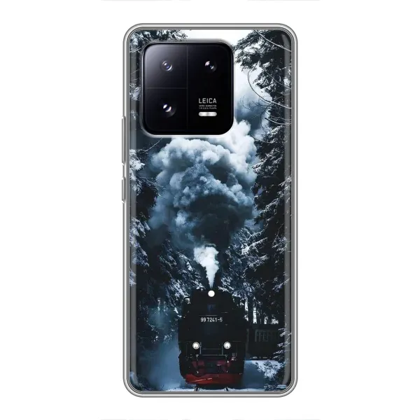 Чехол с принтом «Зимний поезд» для Xiaomi 13 Pro Чехол с принтом «Зимний поезд» для Xiaomi 13 Pro