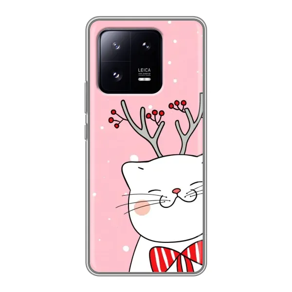 Чехол с принтом «Зимний кот» для Xiaomi 13 Pro