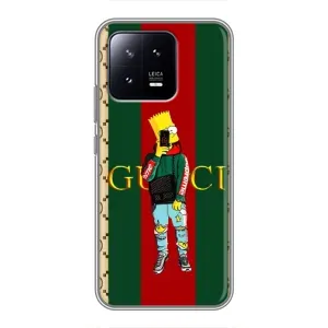 Брендновые Чехлы для Xiaomi 13 - (PREMIUMPrint) (Барт ГУЧЧИ)