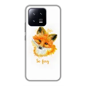 Чехлы с картинкой Лисички для Xiaomi 13 (VPrint) (Девочка Лиса)