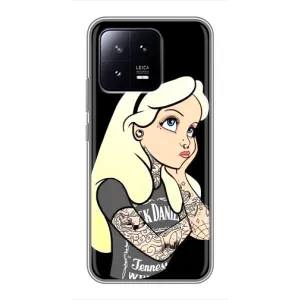 Чохол з друком для Xiaomi 13 - (Мода) (AlphaPrint) (Дівчина в тату)