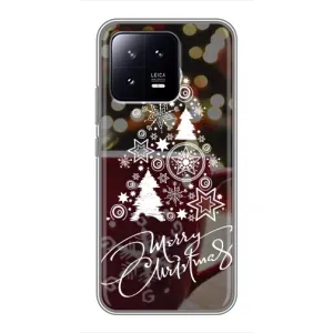 Рождественские Чехлы для Xiaomi 13 (VPrint) (Елочка узорная)