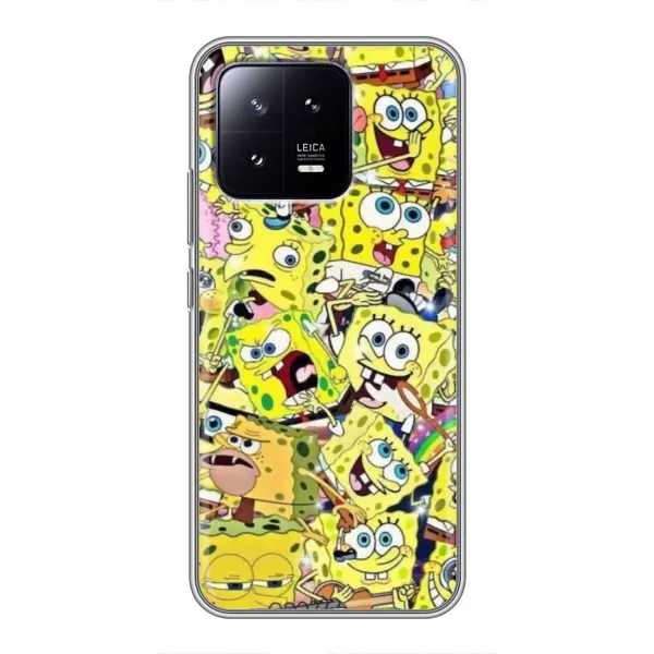 Чехол с принтом «Эмоции Спанч Боба» для Xiaomi 13