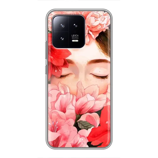 Чохол з принтом «Очі в квітах» для Xiaomi 13