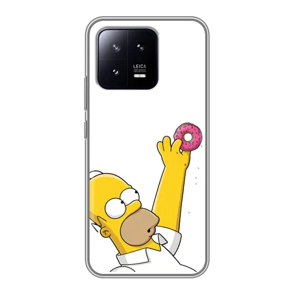 Чохол з принтом «Гомер з пончиком» для Xiaomi 13