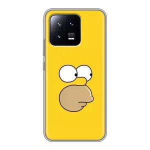 Чехол с Симпсонами для Xiaomi 13 (VPrint) (Гомер)