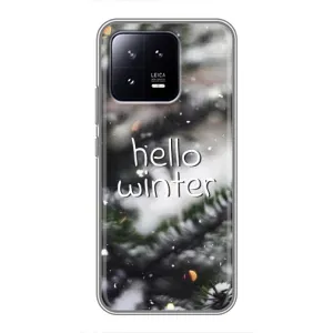 Новогодние, Праздничные Чехлы для Xiaomi 13 - 2024 год (Hello winter)