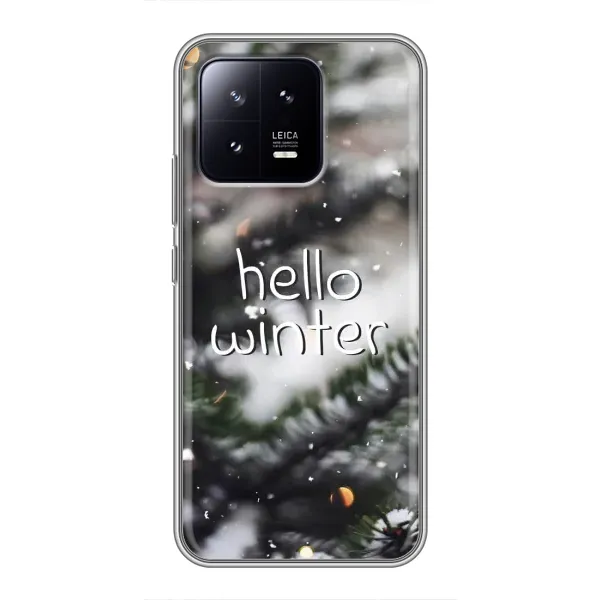 Чехол с принтом «Hello winter» для Xiaomi 13