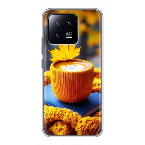 Чехол с принтом «Кофе на желтом пледе» для Xiaomi 13