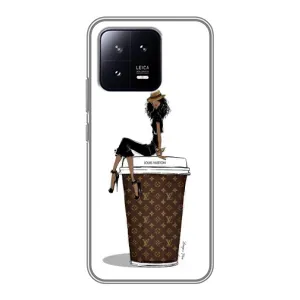 Чехлы Луи Витон для Xiaomi 13 (AlphaPrint - LOUIS VUITTON) (кофе LOUIS VUITTON)