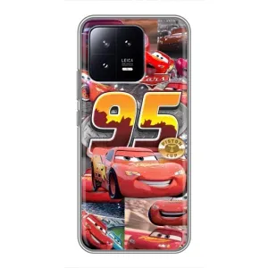 Силиконовый чехол Маквин для Xiaomi 13 (Коллаж Молния Маквин)