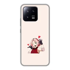 Чохли Персонажі Аніме Наруто для Xiaomi 13 (AlphaPrint) (Лайк Сакура)