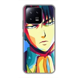 Чохли Персонажі Аніме Наруто для Xiaomi 13 (AlphaPrint) (Леві Аккерман)