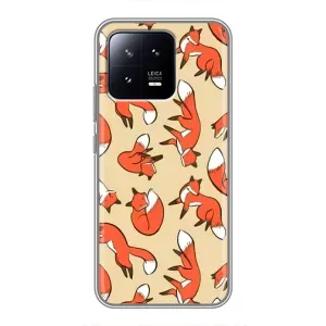 Чехлы с картинкой Лисички для Xiaomi 13 (VPrint) (Лисички)
