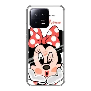 Міккі Маус чохол для Xiaomi 13 (AlphaPrint - Мультяшні) (Маус Мінні)