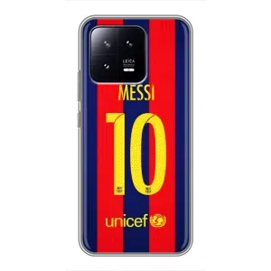 Чехлы Месси для Xiaomi 13 (AlphaPrint) (Messi Barca 10)