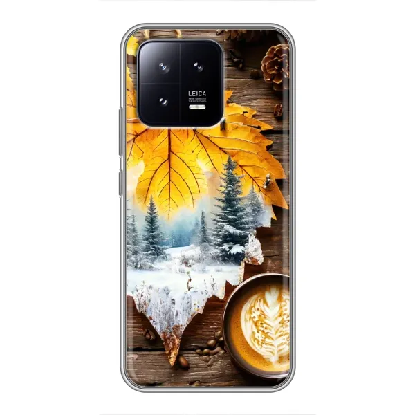 Чехол с принтом «Осенне-зимний кофе» для Xiaomi 13