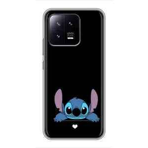 Чохол з принтом Стіч на Xiaomi 13 (Стіч на чорному)