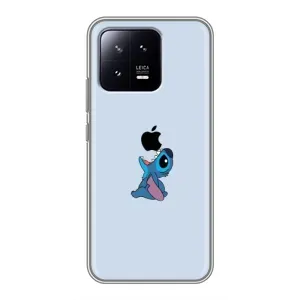 Чохол з принтом Стіч на Xiaomi 13 (Stitch apple)