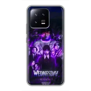 Чохол з дизайном Венздей 2 на Xiaomi 13 (Фіолетова магія Венздей)