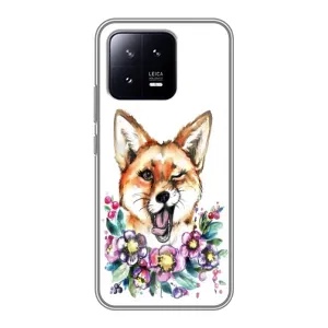 Чехлы с картинкой Лисички для Xiaomi 13 (VPrint) (Веселая лисичка)
