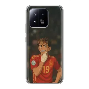 Чехол с футболистом Ламин Ямаль Xiaomi 13 (Ямаль аниме)