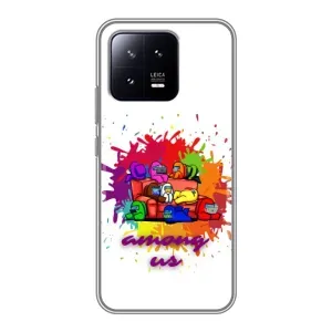 Чохли Амонг Ас для Xiaomi 13 (AlphaPrint) (Яскравий АмонгАс)