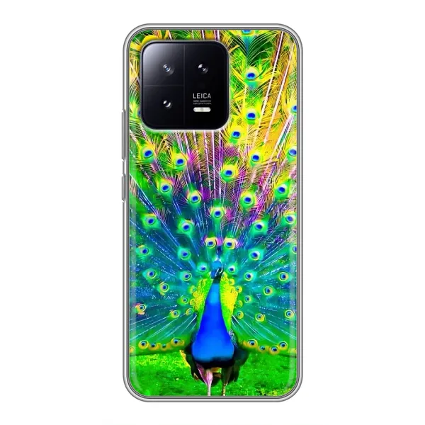 Чехол с принтом «Яркий Павлин» для Xiaomi 13
