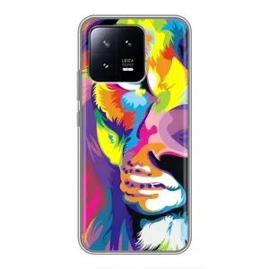 Чохол з картинкою ЛЕВ для Xiaomi 13 (VPrint) (Яскравий Лев)