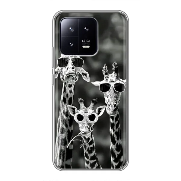 Чехол с принтом «Жирафы в очках» для Xiaomi 13 Чехол с принтом «Жирафы в очках» для Xiaomi 13