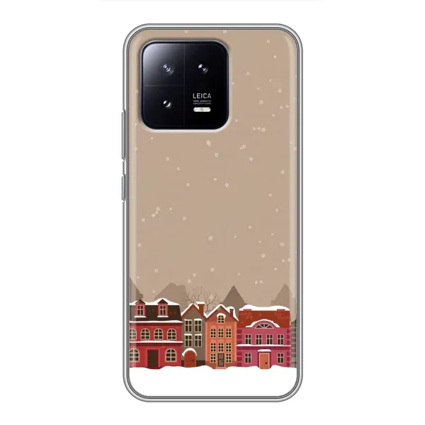 Чехол с принтом «Зимний город» для Xiaomi 13