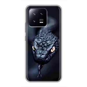 Чехол с картинкой «Хищники» для Xiaomi 13 (Черная змея)