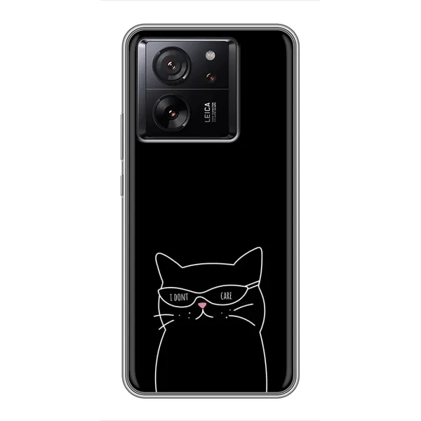 Чехол с принтом «Равнодушный кот» для Xiaomi 13T Pro