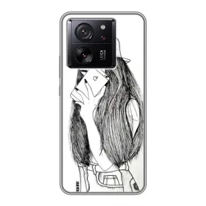 Чохол з друком для Xiaomi 13T Pro - (Мода) (AlphaPrint) (Фото дівчини)