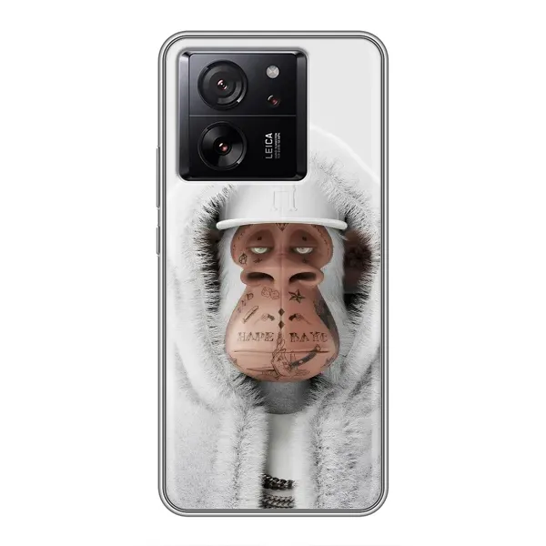 Чехол с принтом «обезьяна NFT в тату» для Xiaomi 13T Pro