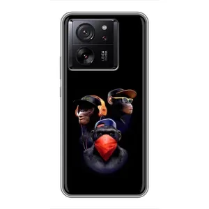 Чохол з Мавпами Xiaomi 13T Pro - (AlphaPrint) (Три мавпи)