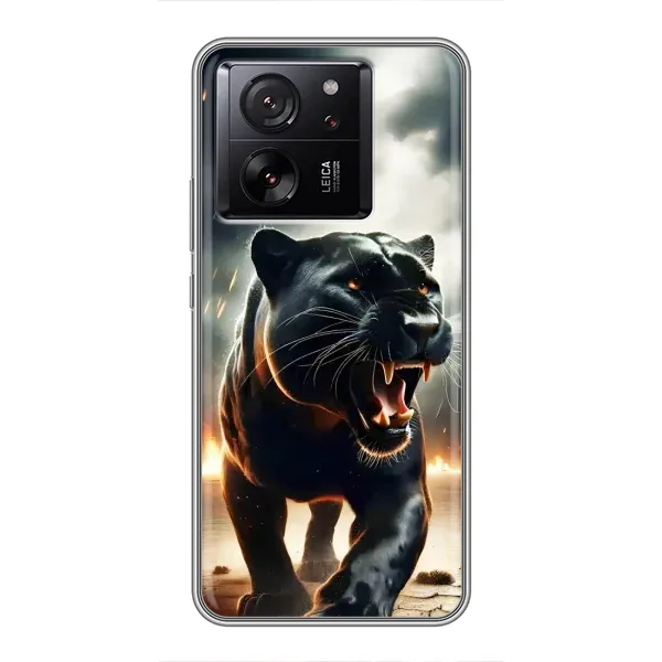 Чехол с принтом «Черная пантера» для Xiaomi 13T Pro
