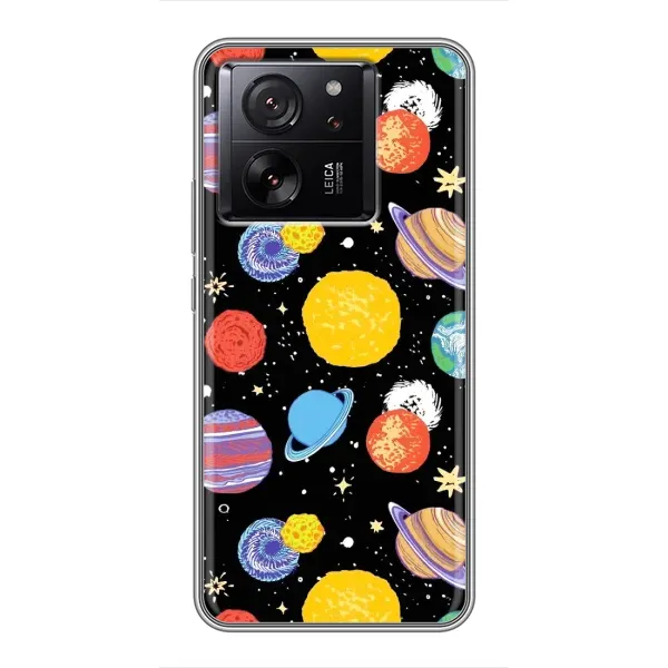 Чехол с принтом «Рисованные планеты» для Xiaomi 13T Pro