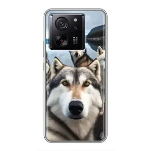 Чохол з Хаскі Xiaomi 13T Pro - (AlphaPrint) (Селфі Хаскі)