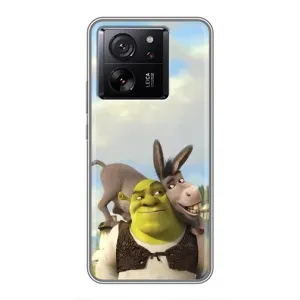 Чохол з мультфільмом Шрек на Xiaomi 13T Pro (Шрек та Осел)
