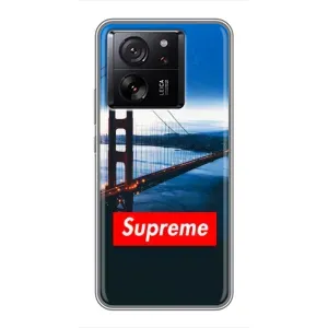 Чеохол для Xiaomi 13T Pro з картинкою Supreme (AlphaPrint) (Стиль Supreme)
