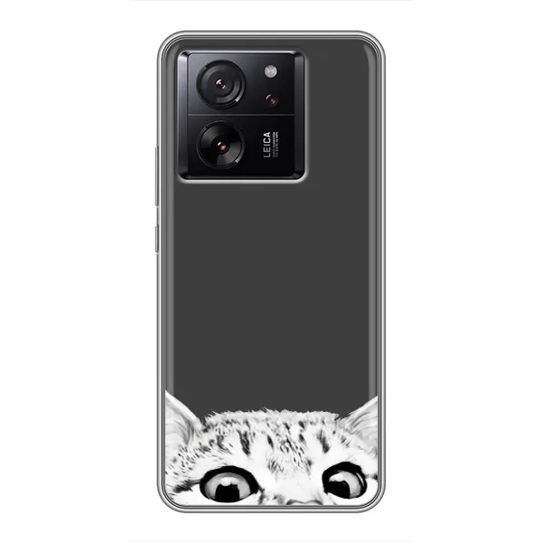 Чехол с принтом «Выглядывает кот» для Xiaomi 13T Pro