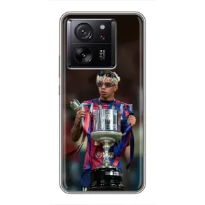 Чохол з футболістом Ламін Ямаль Xiaomi 13T Pro (Ямаль з кубком)