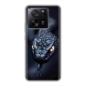 Чехол с картинкой «Хищники» для Xiaomi 13T Pro (Черная змея)